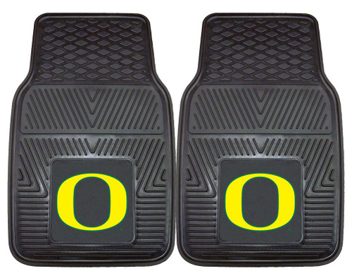 Oregon Ducks Car Mats Heavy Duty 2 Piece Vinyl - Special Order