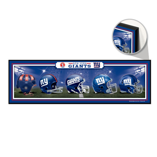 New York Giants Sign 9x30 Wood Helmets Design - Special Order