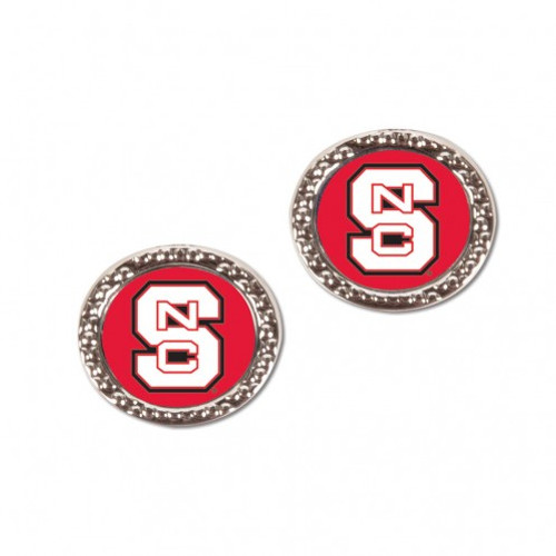North Carolina State Wolfpack Earrings Post Style - Special Order