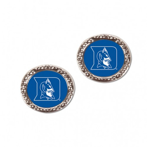 Duke Blue Devils Earrings Post Style - Special Order