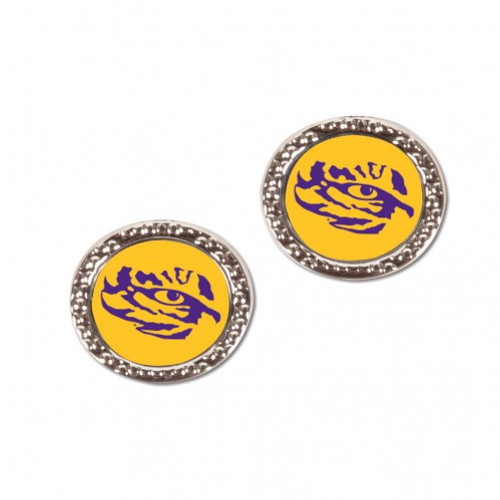 LSU Tigers Earrings Post Style - Special Order