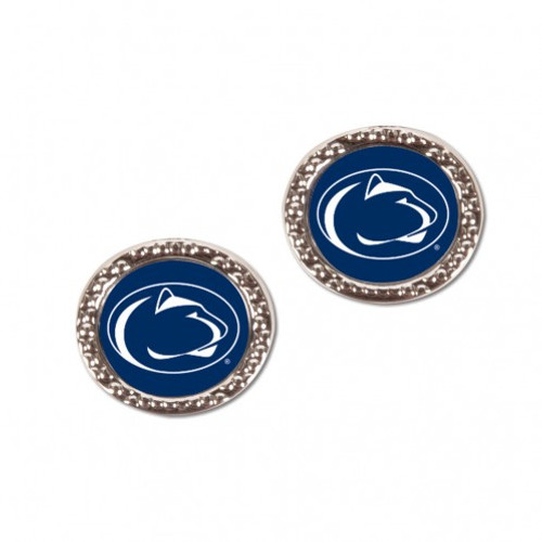 Penn State Nittany Lions Earrings Post Style - Special Order