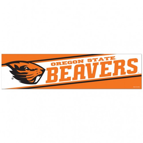 Oregon State Beavers Decal 3x12 Bumper Strip Style - Special Order