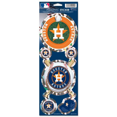 Houston Astros Stickers Prismatic - Special Order
