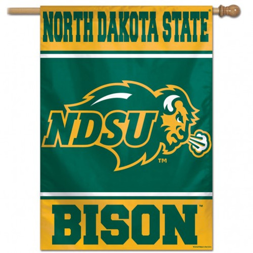 North Dakota State Bison Banner 28x40 Vertical - Special Order