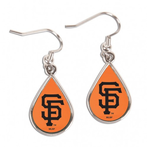 San Francisco Giants Earrings Tear Drop Style - Special Order