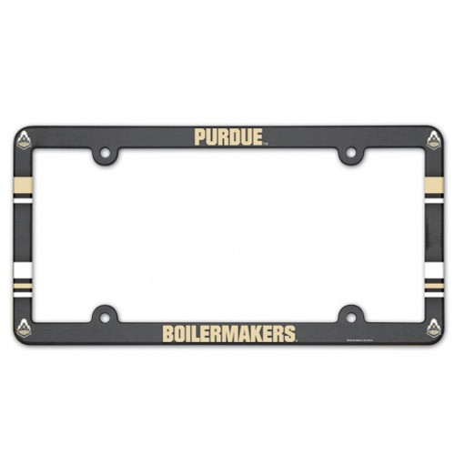 Purdue Boilermakers Plastic Full Color License Plate Frame