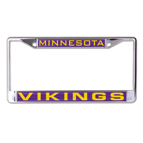 Minnesota Vikings License Plate Frame - Inlaid - Special Order