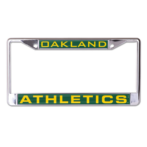 Oakland Athletics License Plate Frame - Inlaid - Special Order