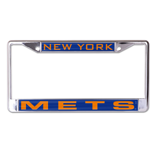 New York Mets License Plate Frame - Inlaid - Special Order