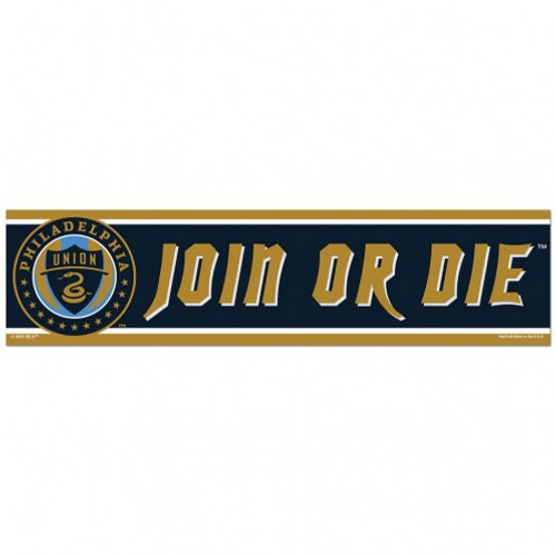 Philadelphia Union Decal 3x12 Bumper Strip Style - Special Order