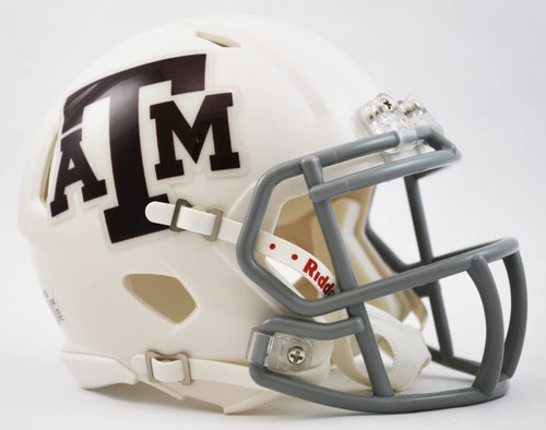 Texas A&M Aggies Speed Mini Helmet - White Alternate - Special Order