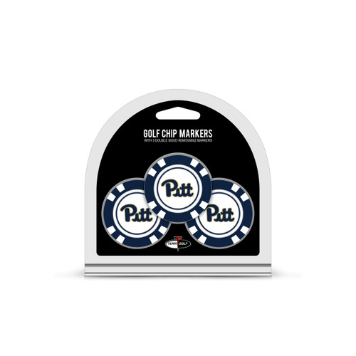 Pittsburgh Panthers Golf Chip with Marker 3 Pack - Special Order