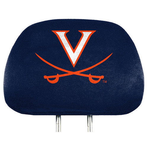 Virginia Cavaliers Headrest Covers Full Printed Style - Special Order