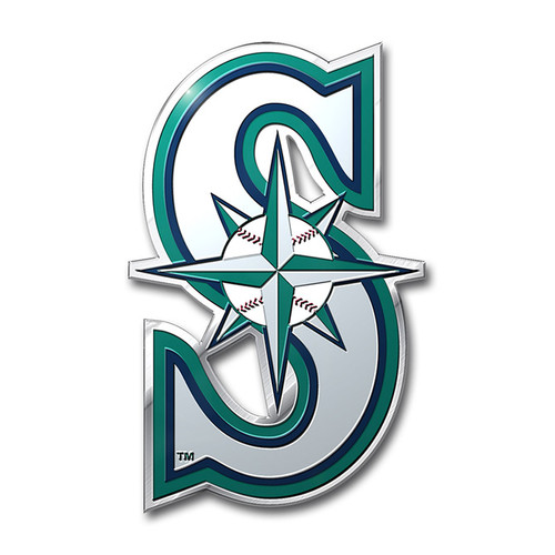 Seattle Mariners Auto Emblem - Color