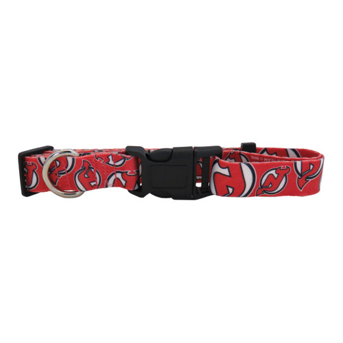 New Jersey Devils Pet Collar Size M - Special Order