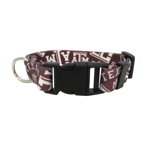 Texas A & M Aggies Pet Collar Size S - Special Order