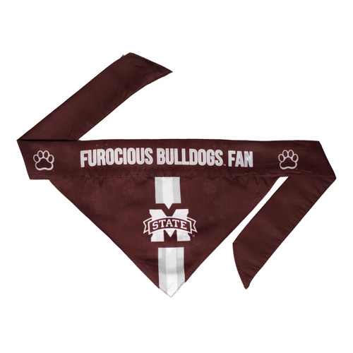 Mississippi State Bulldogs Pet Bandanna Size M - Special Order