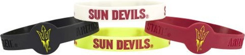 Arizona State Sun Devils Bracelets - 4 Pack Silicone - Special Order