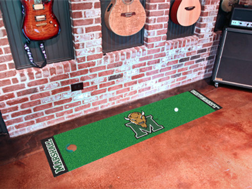 Marshall Thundering Herd Putting Green Mat - Special Order