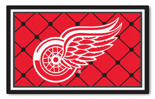 Detroit Red Wings Area Rug - 4'x6' - Special Order