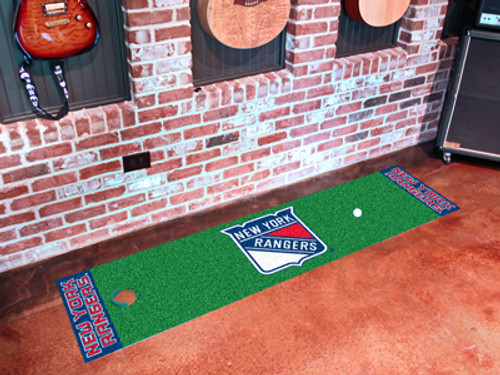 New York Rangers Putting Green Mat - Special Order