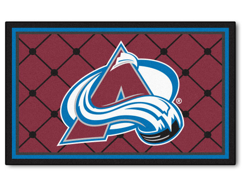 Colorado Avalanche Area Rug - 5x8 - Special Order