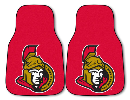 Ottawa Senators Car Mats Printed Carpet 2 Piece Set - Special Order