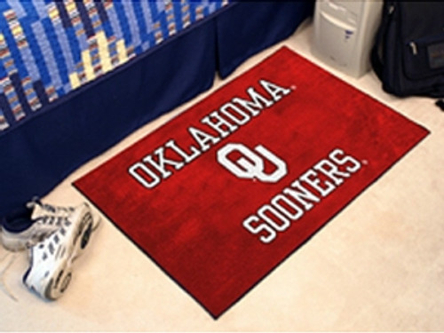 Oklahoma Sooners Rug - Starter Style - Special Order