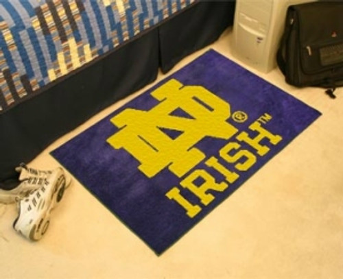 Notre Dame Fighting Irish Rug - Starter Style, 'ND' Design - Special Order