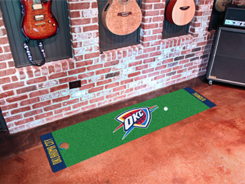 Oklahoma City Thunder Putting Green Mat - Special Order