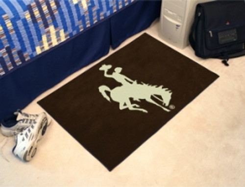 Wyoming Cowboys Rug - Starter Style - Special Order