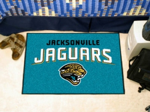 Jacksonville Jaguars Rug - Starter Style, Logo Design - Special Order