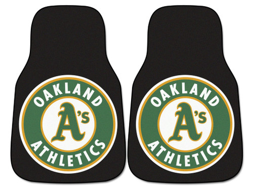 Oakland Athletics Car Mats Printed Carpet 2 Piece Set - Special Order