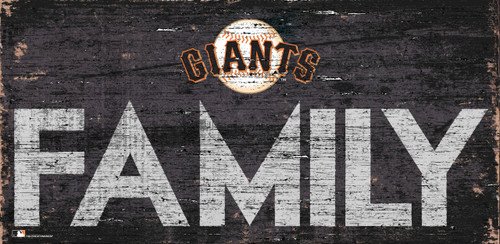 San Francisco Giants Sign Wood 12x6 Family Design - Special Order