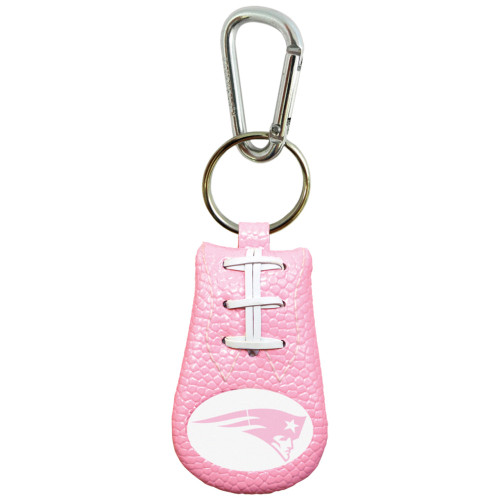 New England Patriots Keychain Pink Football CO