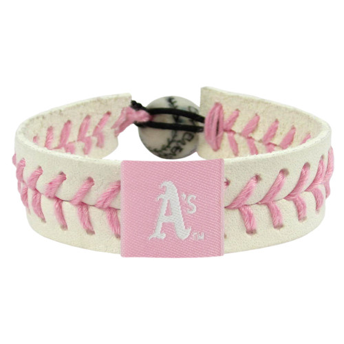 Oakland Athletics Bracelet Baseball Pink CO