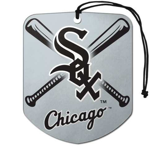 Chicago White Sox Air Freshener Shield Design 2 Pack - Special Order