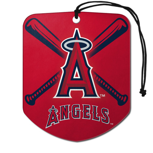 Los Angeles Angels Air Freshener Shield Design 2 Pack - Special Order