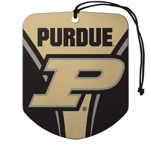 Purdue Boilermakers Air Freshener Shield Design 2 Pack - Special Order