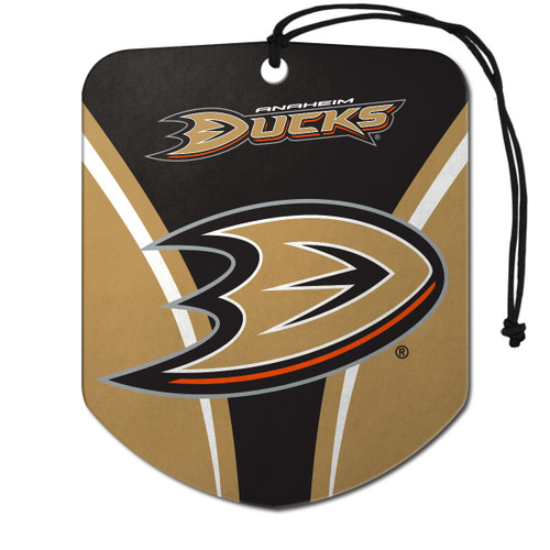 Anaheim Ducks Air Freshener Shield Design 2 Pack - Special Order