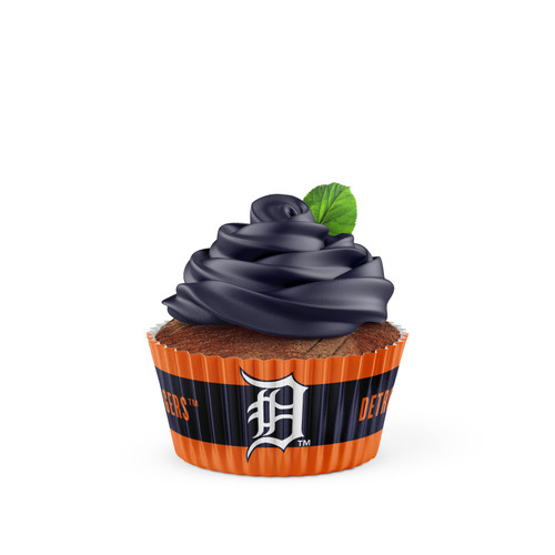 Detroit Tigers Baking Cups Large 50 Pack