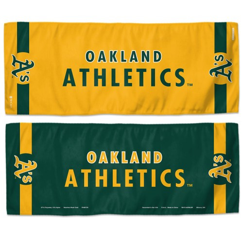 Oakland Athletics Cooling Towel 12x30 - Special Order