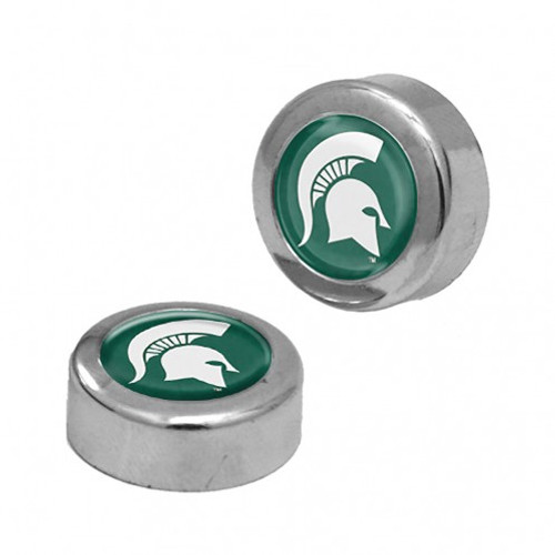 Michigan State Spartans Screw Caps Domed - Special Order