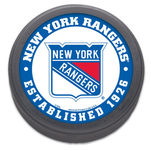 New York Rangers Hockey Puck Packaged Est 1926 Design