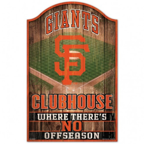 San Francisco Giants Sign 11x17 Wood Fan Cave Design - Special Order