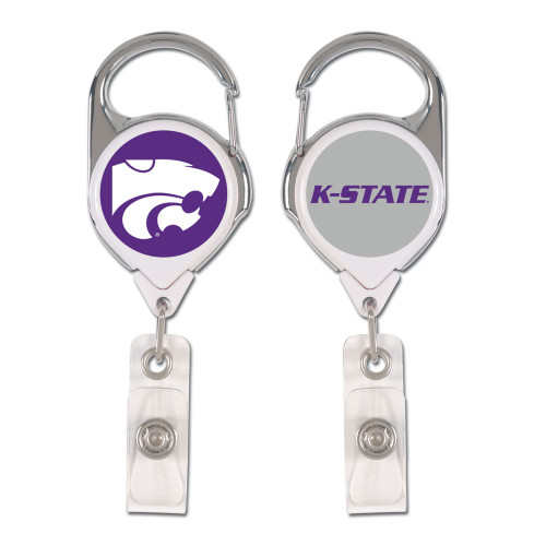 Kansas State Wildcats Badge Holder Premium Retractable - Special Order