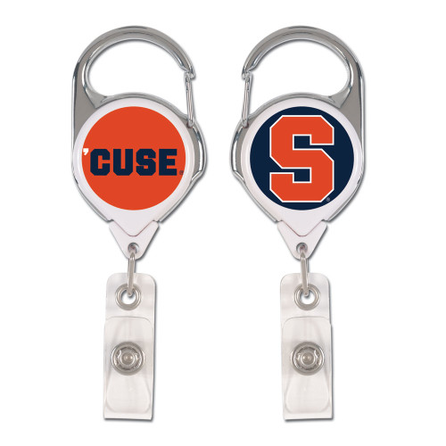 Syracuse Orange  Badge Holder Premium Retractable - Special Order