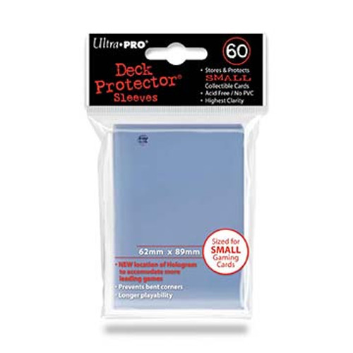 Deck Protectors - Small Size- Clear (One Pack of 60)