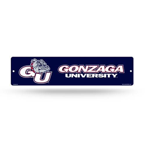 Gonzaga Bulldogs Sign Street Plastic - Special Order